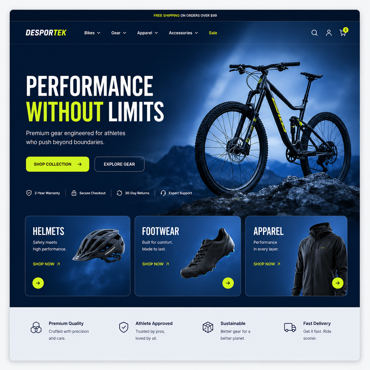 Desportek design work preview
