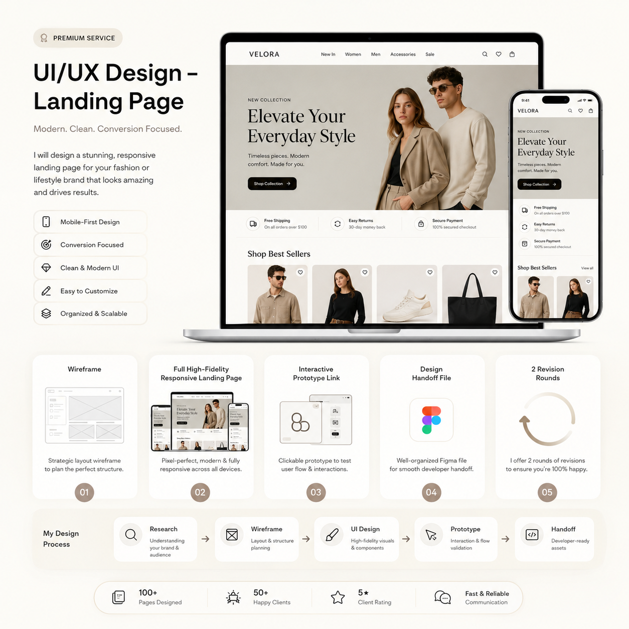 UI/UX Design - Landing Page