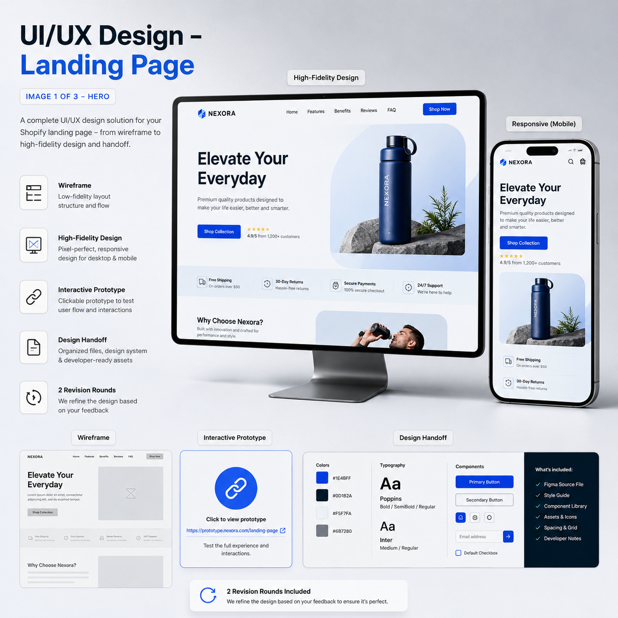UI/UX Design - Landing Page