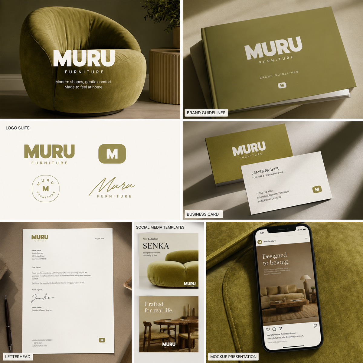 Brand identity design preview